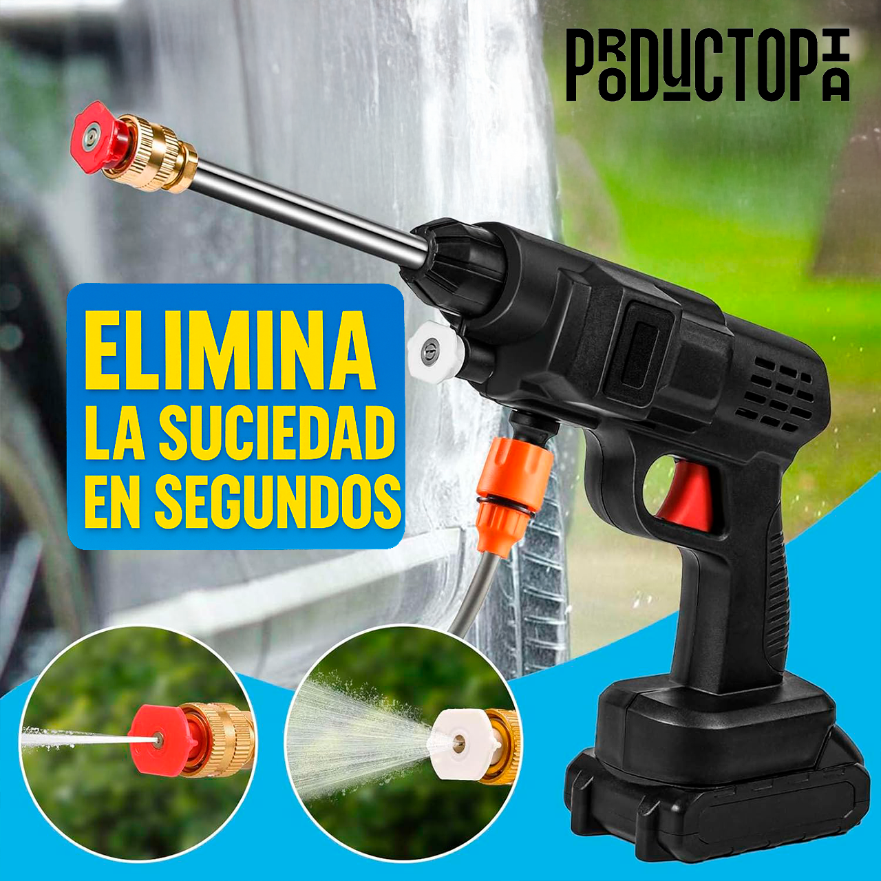 TurboClean™ - Pistola de Agua Alta Presión